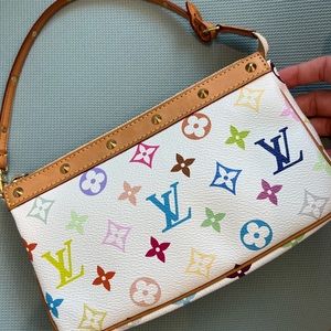 Louis Vuitton Multi Color Pochette Bag
